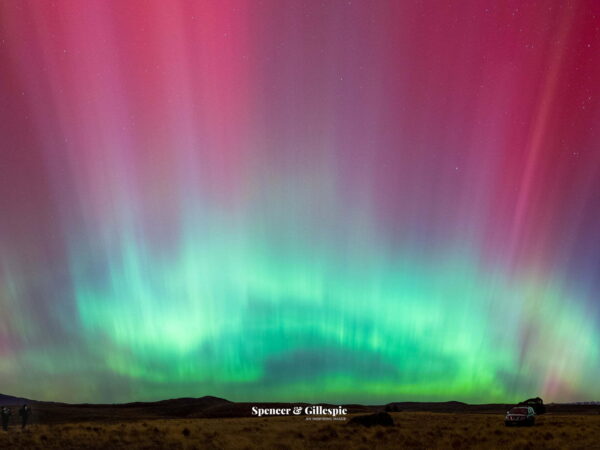 Aurora Australis over New Zealand night sky